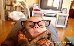 humorous baby photo