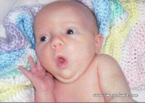 humorous baby photo