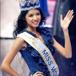 1)Winner of Miss World 2007,Zhang Zilin