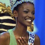 1)winner of Miss World 2001,Agbani Darego of Nigeria