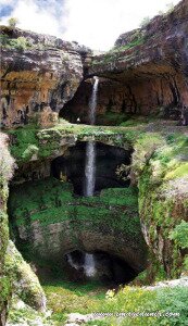 Baatara falls Tannourine, Lebanon