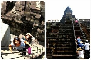 angkor wat temple stairs cambodia images