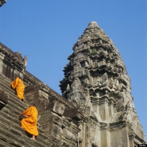 angkor wat temple stairs cambodia images