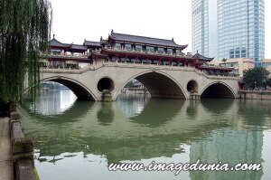 anshun bridge, chengdu china