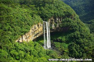 caracol falls,Brazil in Caracol State Park