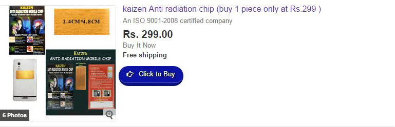 kaizen anti radiation chip (buy1)